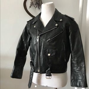 Bonadrag cropped motorcycle jacket
